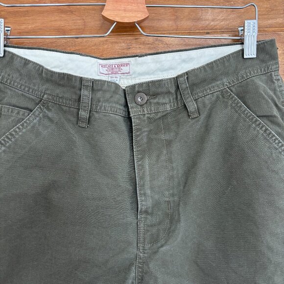 J.Crew Wallace & Barnes Double-Knee Carpenter Pants in Dark Green - 33 x 32 - Picture 3 of 7